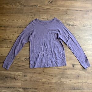 Pact Women's Lavender Long Sleeve Tee